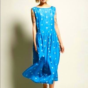 No6 Store Audrey Dress in blue.